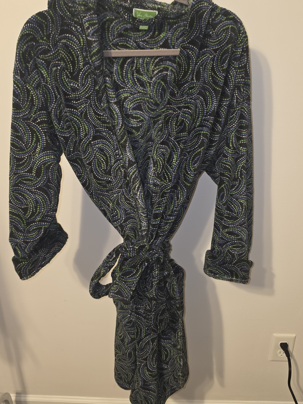 Vera Bradley Green Swirl Women's Robe